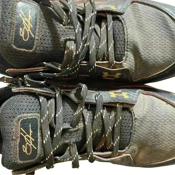 Under Armour Bryce Harper Black White Cleats 4Youth - Picture 7 of 9